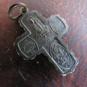 Antique Silver Cross Pendant